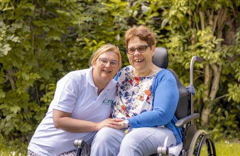 mantelzorger ondersteund door ConnectGroep zorgverlener