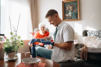 band met patienten